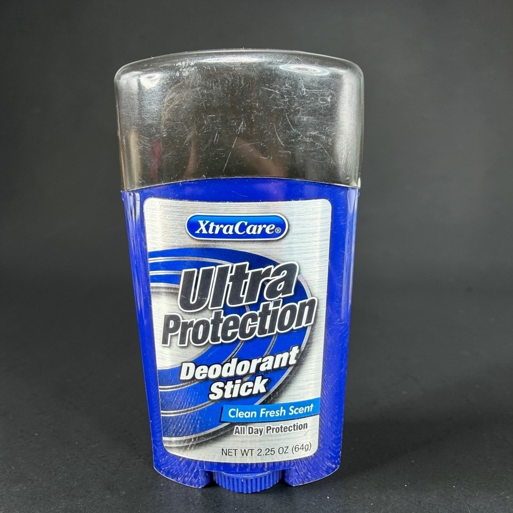 XtraCare Ultra Protection Deodorant Stick‎ Clean Fresh Scent 2.25 Oz Blue 64g